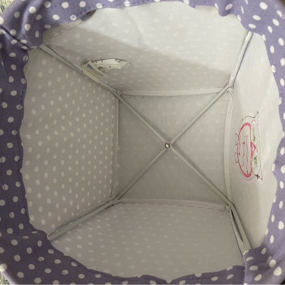 Purple Polka Dot Owl Storage Bins - Picture 3 of 6